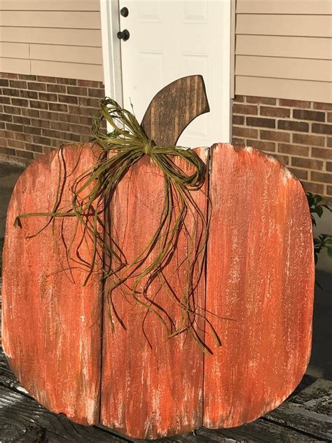 Rustic Pumpkin Set Wood Pumpkin Set Halloween Thanksgiving Fall