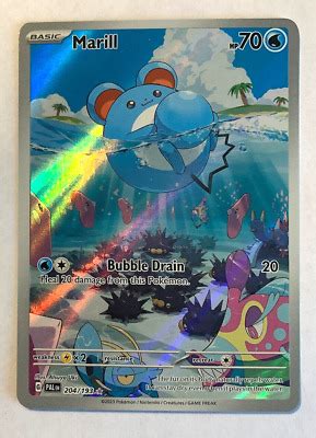 Pokemon Paldea Evolved MARILL ILLUSTRATION RARE 204 193 NM M EBay