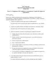 Tarea 2 1 Reglamento 156 Capitulos II Y III Docx NUC University