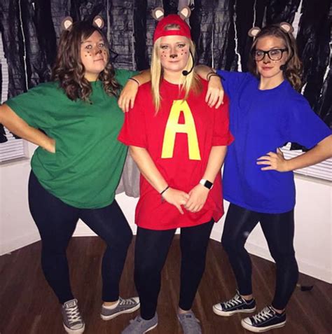 Alvin And The Chipmunks Halloween Costume For Three People Halloween