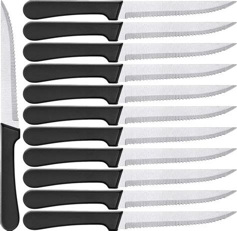 Steakmessen Set 12 Stuks Roestvrij Staal 22 Cm Steak Messen Set Steak