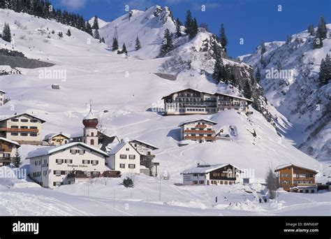 Austria Europe Stuben Am Arlberg Vorarlberg Town Klosterle Village