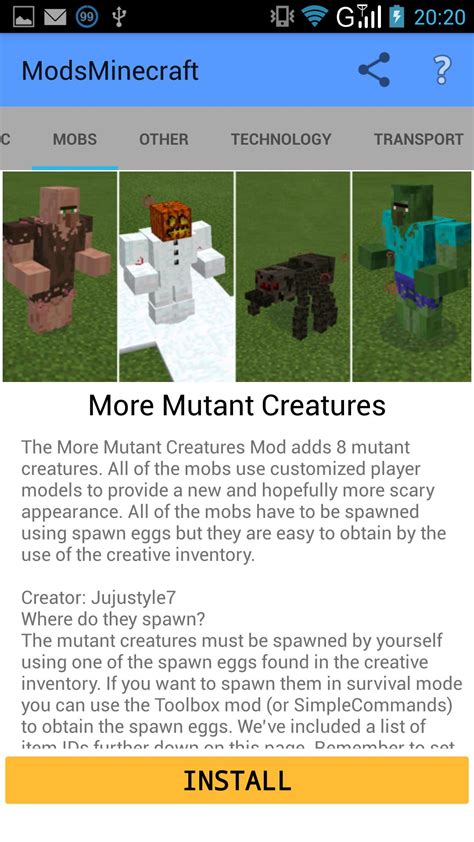 Android용 Mods For Minecraft Pe Apk 다운로드