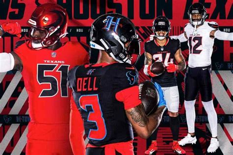 Houston Texans Unveil Four New Jersey Combos In Historic Uniform Update