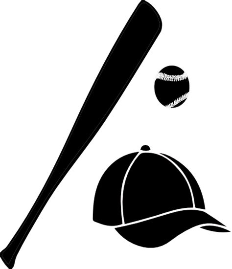 Baseball Bat Silhouette - ClipArt Best