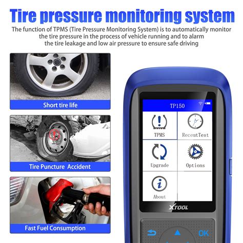 Xtool Tp Tire Pressure Monitoring System Obd Tpms Scanner Tool With