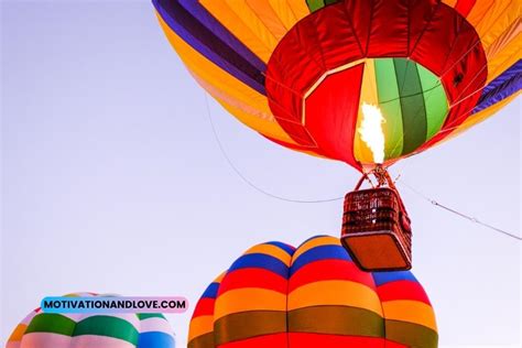Inspirational Quotes About Hot Air Balloons Motivation And Love