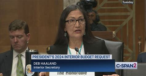 Department Of The Interior Fiscal Year Budget Request C Span Org