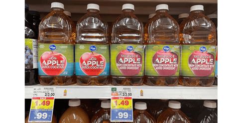 Kroger Apple Juice is ONLY $0.99 During Mega Event!! - Kroger Krazy