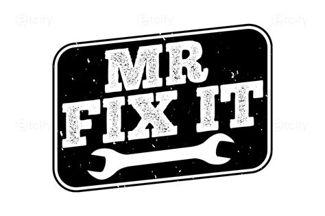 Mr Fix It Graphic By Etcify · Creative Fabrica