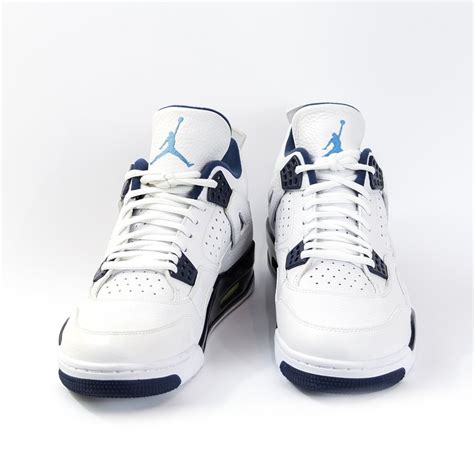 Jordan Iv Retro Columbia Ls Remastered White Legend Blue Midnight