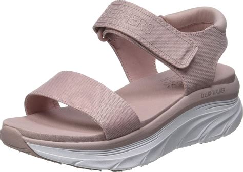 Skechers Cali Women S D Lux Walker New Block Sport Sandal Blush