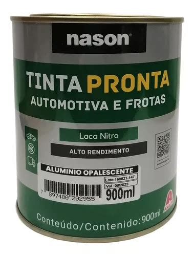 Pintura Automotriz Laca Nitro Duco Aluminio Opalescent 900ml Meses