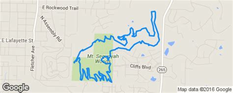 Mt Sequoyah Woods Mountain Biking Trail - Fayetteville