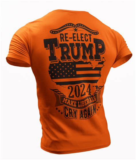 Trump 2024 T Shirt Make Liberals Cry Political Humor Election Funny