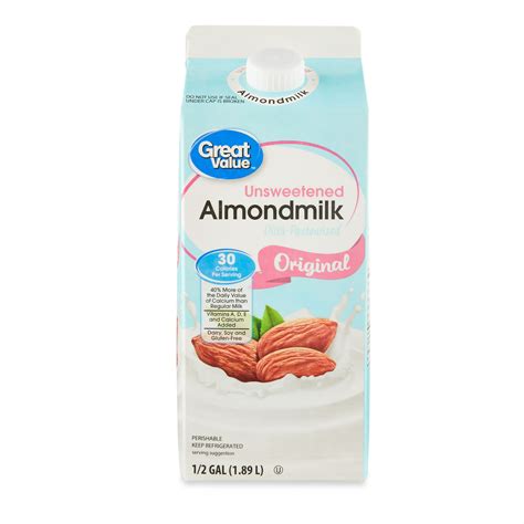 So Good Unsweetened Almond Milk Nutrition Facts Besto Blog