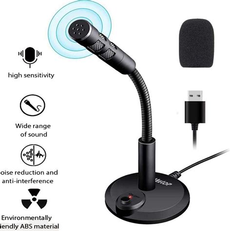 USB USB-микрофон 3,5 мм, записывающий микрофон, новый компьютерный ...