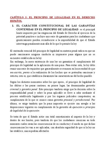 Capitulo 5 El Principio De Legalidad En El Derecho Espanol Pdf