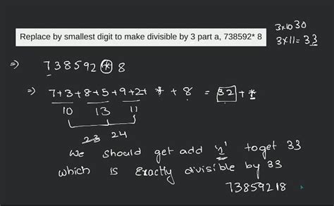 In Each Of The Following Number Replace By The Smallest Digit To Make