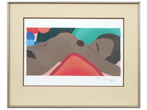 At Auction Thomas Wesselmann American Lithograph Nude Signed