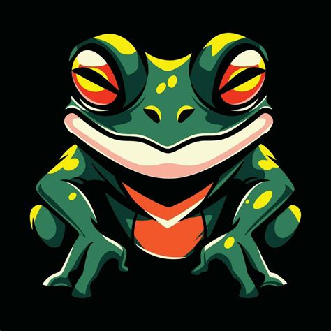 Frog Head Mascot Logo For Esport Frog T Shirt Design Frog Logo Frog