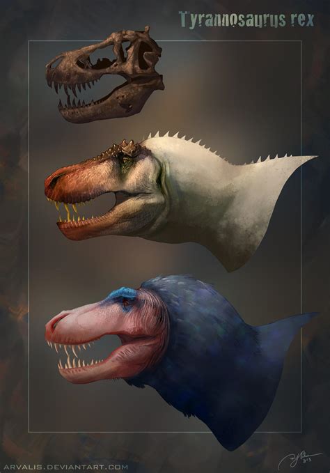 T Rex Reconstructions By Arvalis On Deviantart