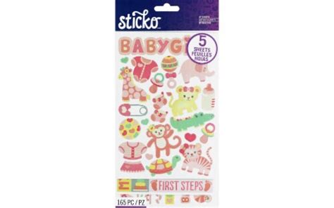 EK Sticko Sticker Flip Pack Baby Girl 1 Kroger