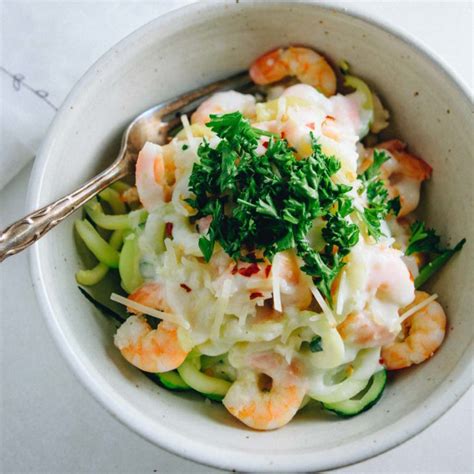 Low Calorie Shrimp Alfredo Get Healthy U