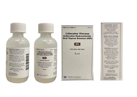 Roxane Laboratories Lidocaine Viscous Hcl Solution Bottle Ml