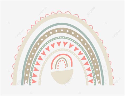 Pastel Rainbow Gradient Vector Art Png Bohemian Cute Rainbow Vector In