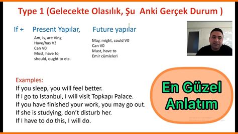 if clause Konu Anlatımı if type 0 if type 1 if type 2 if type 3 if