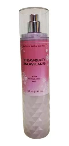 Fine Fragrance Mist Strawberry Snowflakes Bath Bodyworks MercadoLivre