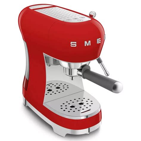 Machine Caf Expresso Ann Es Smeg Rouge