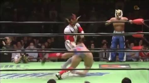 Jushin Thunder Liger Tiger Mask IV C Vs Zack Sabre Jr Yoshinari