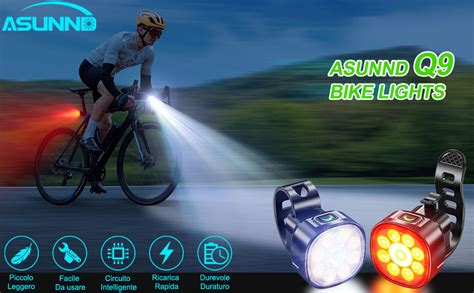 Usb Rechargeable Bike Lights Setip Waterproof Mountain Road