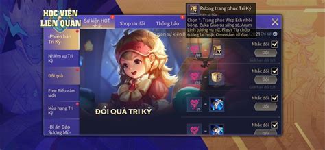 HOT Game thủ Liên Quân nhận về 4 skin bậc S cực xịn hoàn toàn miễn phí nhờ tính năng tri kỷ