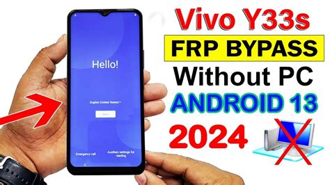 Vivo Y33s V2109 Android 13 Frp Bypass Google Account Remove