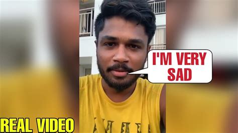 Sanju Samsons Emotional Message After Being Dropped And Not Being