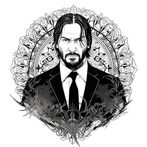 John Wick Vector Art Svg Etsy