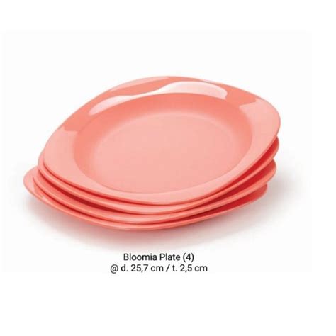 Jual Large Deep Plate Tupperware Blossom Plate Piring Tupperware