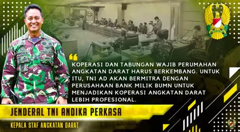 Jenderal Andika Begitu Banyak Penggelapan Oleh Oknum Di Koperasi Tni