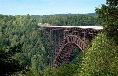 Dangerous roads and bridges: New River Gorge Bridge