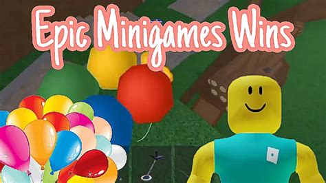 Relax With Roblox All Epic Minigames Wins In The Billion Visits