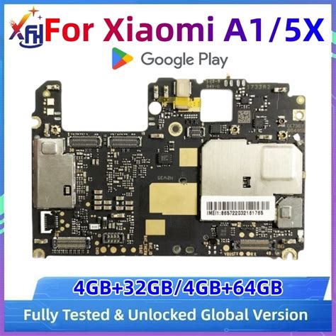 Original Unlocked Mainboards For Xiaomi Mi A1 5X Mi5x Mi 5x M5x MiA1