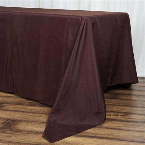 Buy X Chocolate Polyester Rectangular Tablecloth Pack Of