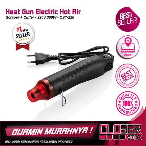 Jual Taffware Qst Express Heat Gun Electric Hot Air Vinyl V W Black Shopee Indonesia