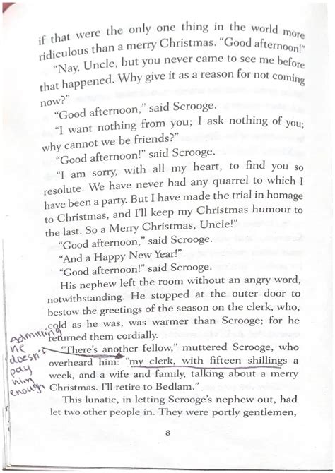 A Christmas Carol Stave 1 Annotations And Summary Marleys Ghost And