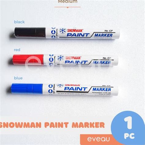 Jual Spidol Snowman Paint Marker Gold Silver White Putih Permanen Extra