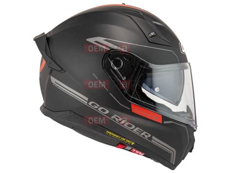 GO RIDER Full Face Helmet Oem Parts Hu