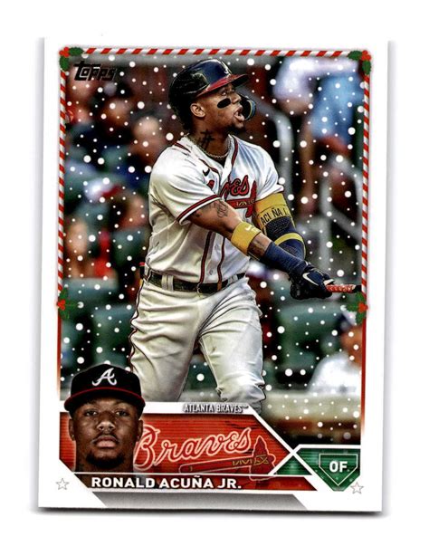 2023 Topps Holiday Ronald Acuña Jr H43 eBay